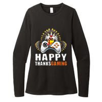 Funny Video Game Console Turkey Thanksgiving Gamers Gaming Womens CVC Long Sleeve Shirt