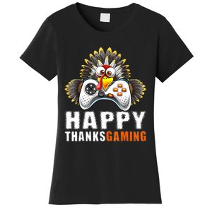 Funny Video Game Console Turkey Thanksgiving Gamers Gaming Women's T-Shirt