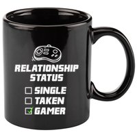 Funny Video Gamer Humor Relationship Status Single Taken 11oz C Handle Ceramic Mug