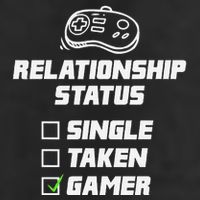 Funny Video Gamer Humor Relationship Status Single Taken Hat