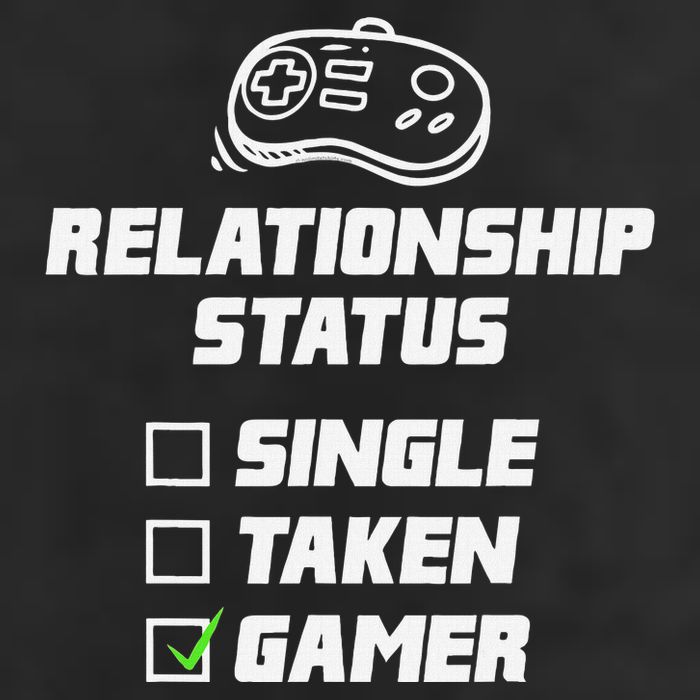 Funny Video Gamer Humor Relationship Status Single Taken Hat
