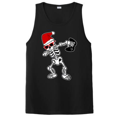 Funny Video Game Santa Dabbing Skeleton Christmas Gift Funny Gift PosiCharge Competitor Tank