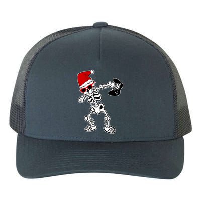 Funny Video Game Santa Dabbing Skeleton Christmas Gift Funny Gift Yupoong Adult 5-Panel Trucker Hat