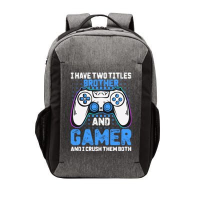 Funny Video Gamer Video Games Lover Geek Gaming Brother Gift Vector Backpack