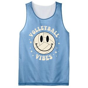 Funny Volleyball Gift Mom Volleyball Vibes Smile Face Meme Funny Gift Mesh Reversible Basketball Jersey Tank