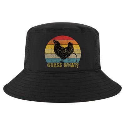 Funny Vintage Guess What? Chicken Butt! Farm Chicken Butt Gift Cool Comfort Performance Bucket Hat