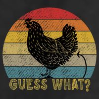 Funny Vintage Guess What? Chicken Butt! Farm Chicken Butt Gift Beanie