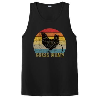 Funny Vintage Guess What? Chicken Butt! Farm Chicken Butt Gift PosiCharge Competitor Tank