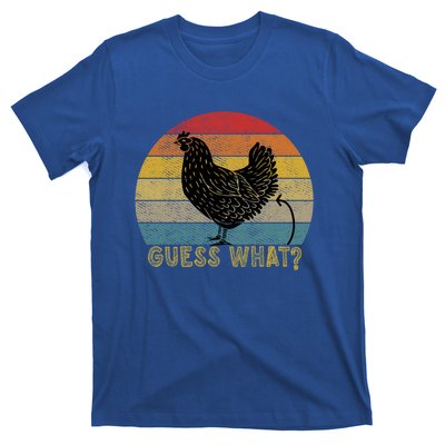 Funny Vintage Guess What? Chicken Butt! Farm Chicken Butt Gift T-Shirt