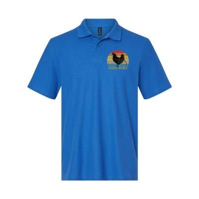 Funny Vintage Guess What? Chicken Butt! Farm Chicken Butt Gift Polo