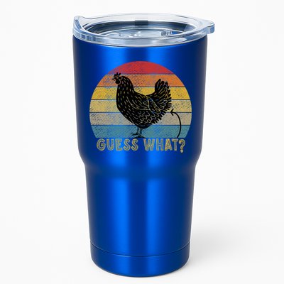 Funny Vintage Guess What? Chicken Butt! Farm Chicken Butt Gift Tumbler