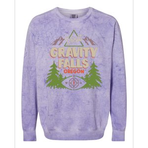 Funny Visit Gravity Falls Oregon Colorblast Crewneck Sweatshirt