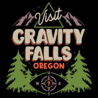 Funny Visit Gravity Falls Oregon Impact Tech Backpack