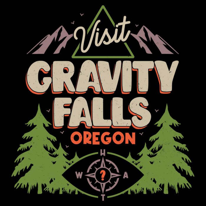 Funny Visit Gravity Falls Oregon Impact Tech Backpack