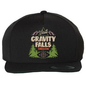 Funny Visit Gravity Falls Oregon Wool Snapback Cap