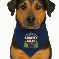 Funny Visit Gravity Falls Oregon USA-Made Doggie Bandana