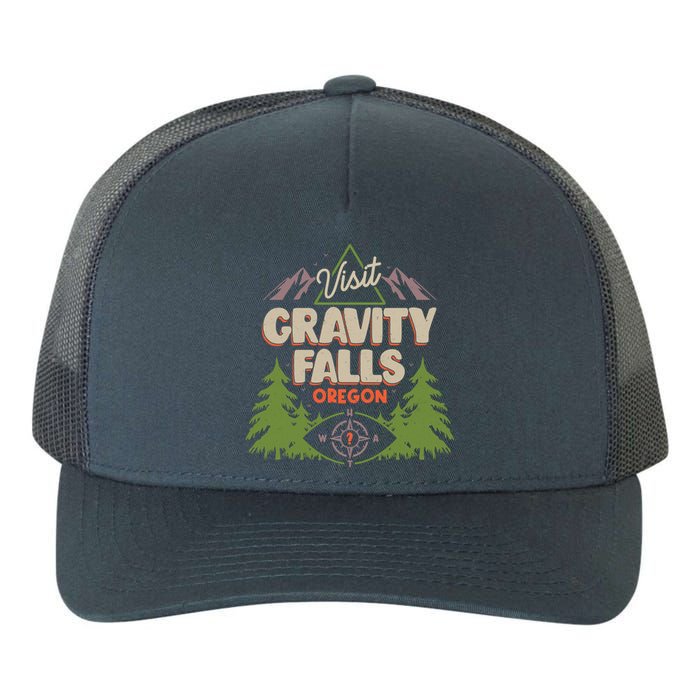 Funny Visit Gravity Falls Oregon Yupoong Adult 5-Panel Trucker Hat