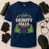 Funny Visit Gravity Falls Oregon Performance Shirt