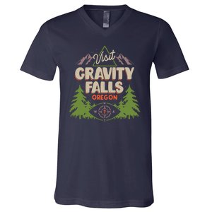 Funny Visit Gravity Falls Oregon V-Neck T-Shirt