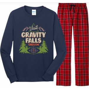 Funny Visit Gravity Falls Oregon Long Sleeve Pajama Set