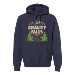 Funny Visit Gravity Falls Oregon Premium Hoodie