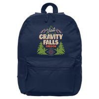 Funny Visit Gravity Falls Oregon 16 in Basic Backpack