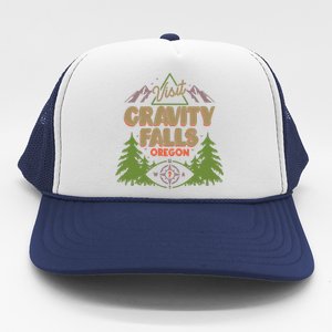 Funny Visit Gravity Falls Oregon Trucker Hat