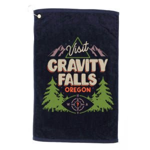 Funny Visit Gravity Falls Oregon Platinum Collection Golf Towel