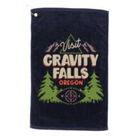 Funny Visit Gravity Falls Oregon Platinum Collection Golf Towel