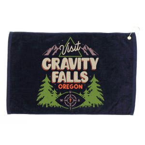 Funny Visit Gravity Falls Oregon Grommeted Golf Towel