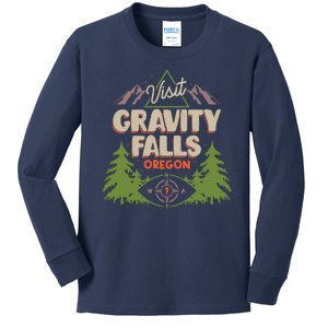 Funny Visit Gravity Falls Oregon Kids Long Sleeve Shirt