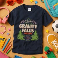 Funny Visit Gravity Falls Oregon Kids T-Shirt