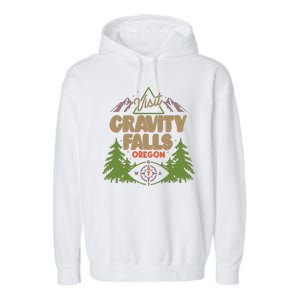 Funny Visit Gravity Falls Oregon Garment-Dyed Fleece Hoodie