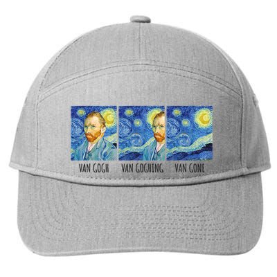 Funny Van Gogh Van Goghing Van Gone Fine Art Painting Joke 7-Panel Snapback Hat