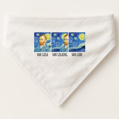 Funny Van Gogh Van Goghing Van Gone Fine Art Painting Joke USA-Made Doggie Bandana