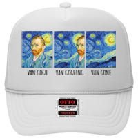 Funny Van Gogh Van Goghing Van Gone Fine Art Painting Joke High Crown Mesh Back Trucker Hat