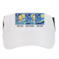 Funny Van Gogh Van Goghing Van Gone Fine Art Painting Joke Adult Drive Performance Visor