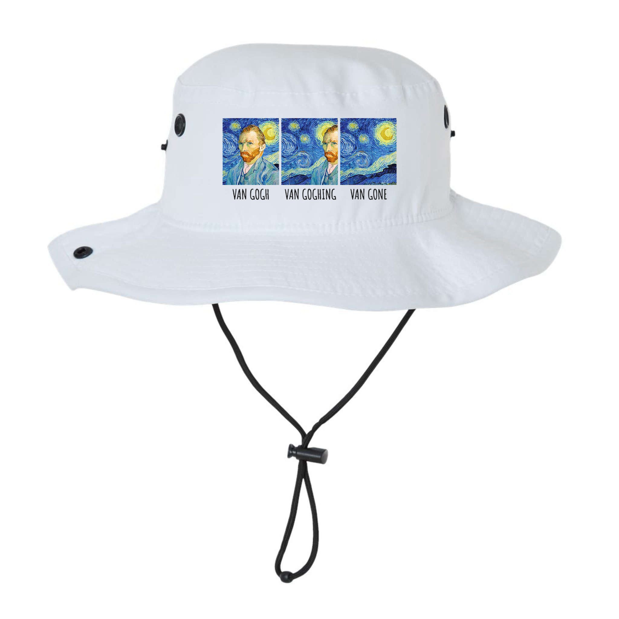 Funny Van Gogh Van Goghing Van Gone Fine Art Painting Joke Bucket Hat