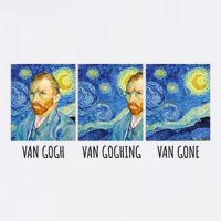 Funny Van Gogh Van Goghing Van Gone Fine Art Painting Joke Bucket Hat