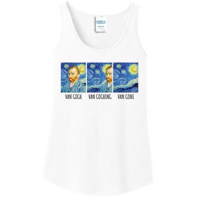 Funny Van Gogh Van Goghing Van Gone Fine Art Painting Joke Ladies Essential Tank