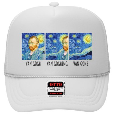 Funny Van Gogh Van Goghing Van Gone Fine Art Painting Joke Trucker Hat