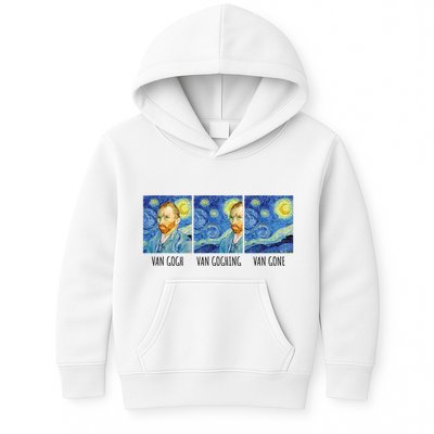 Funny Van Gogh Van Goghing Van Gone Fine Art Painting Joke Kids Hoodie