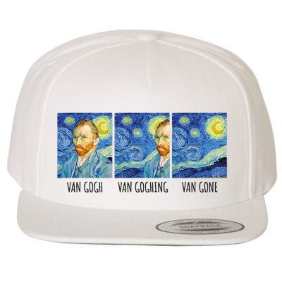 Funny Van Gogh Van Goghing Van Gone Fine Art Painting Joke Wool Snapback Cap