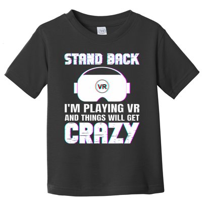 Funny Vr Gaming Design For Virtual Reality Lover Toddler T-Shirt