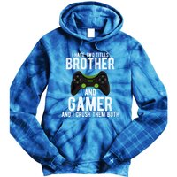 Funny Vintage Gamer Funny Gift Video Games Brother Gift Tie Dye Hoodie