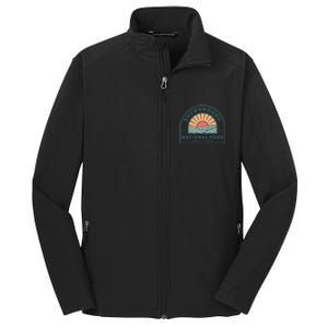 Family Vacation Gift Cute Gift Retro Shenandoah National Park Gift Core Soft Shell Jacket