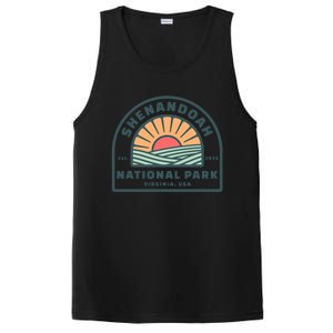 Family Vacation Gift Cute Gift Retro Shenandoah National Park Gift PosiCharge Competitor Tank