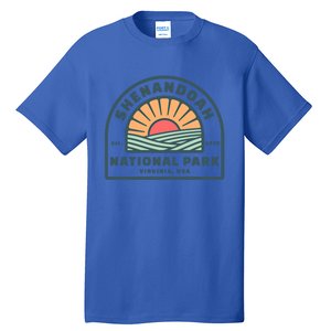 Family Vacation Gift Cute Gift Retro Shenandoah National Park Gift Tall T-Shirt