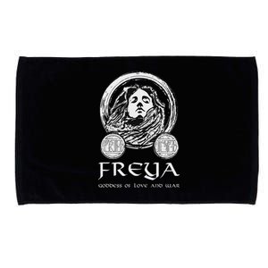 Freyja Viking Goddess Asatru Norse Mythology Viking Gift Microfiber Hand Towel