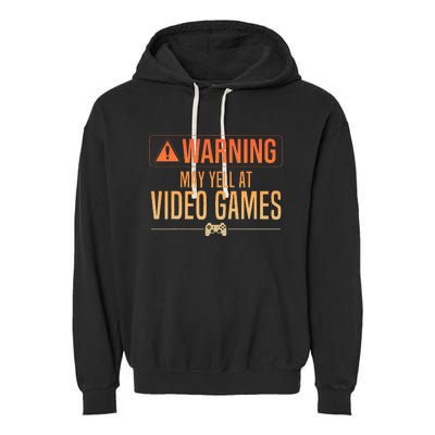 Funny Video Game Nerd Pc Gamer Garment-Dyed Fleece Hoodie